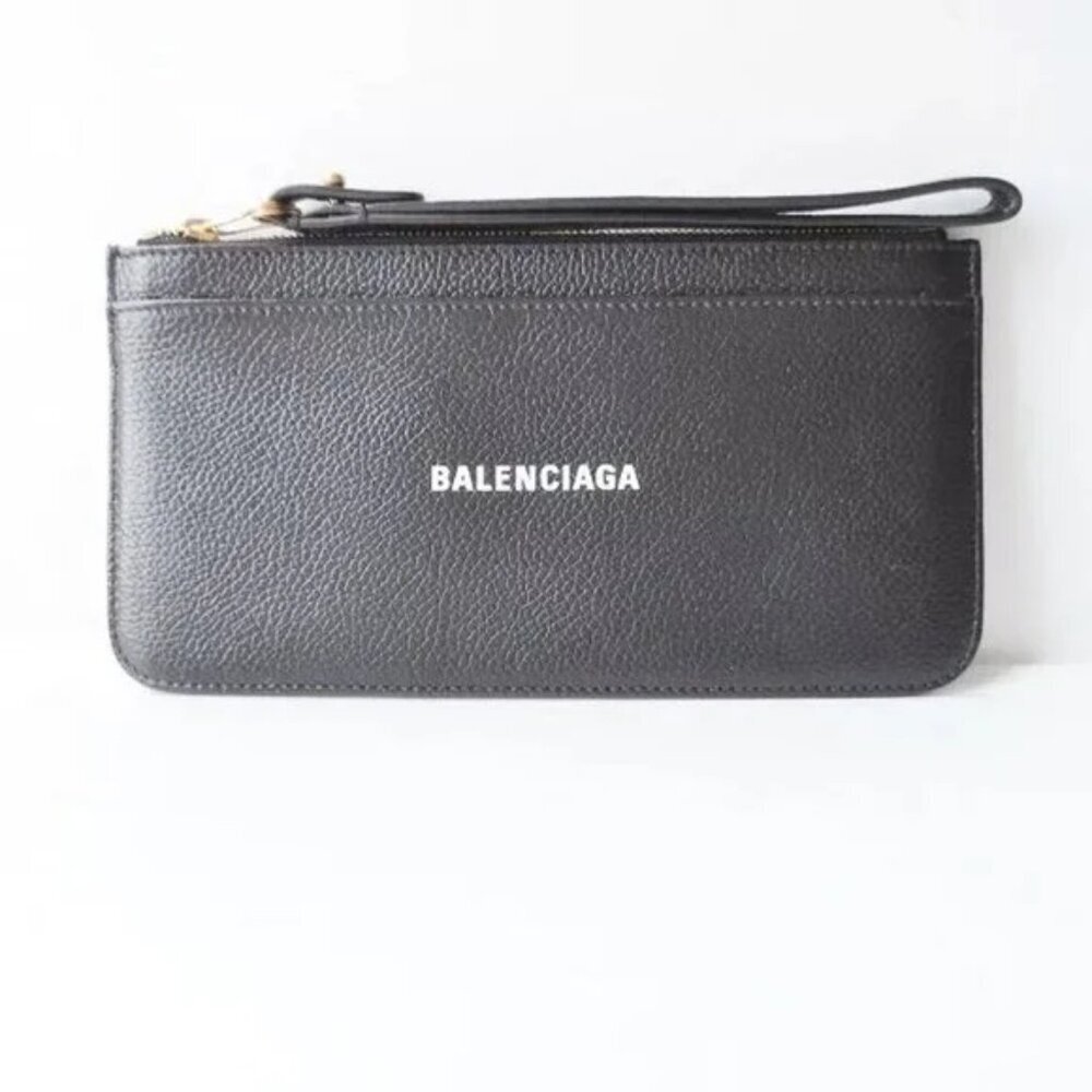 100% Authentic BALENCIAGA Neo Classic Bifold Wallet Black Bifold Wallet